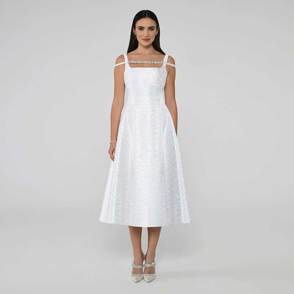 Beyaz Abiye Elbiseler